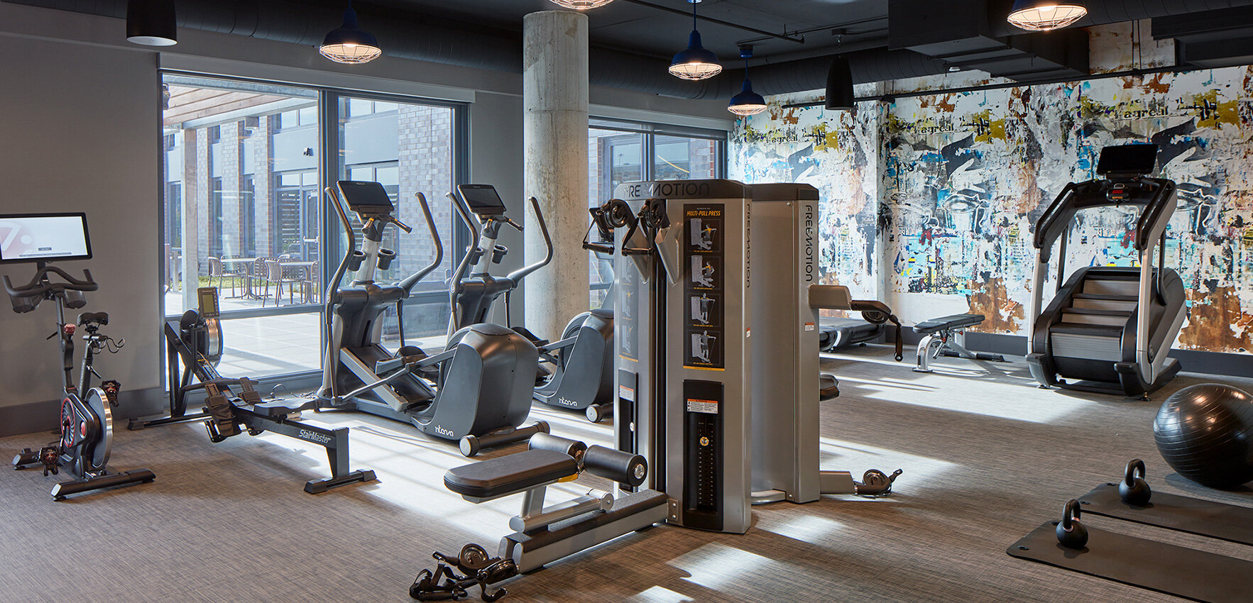 Achieve your fitness goals in our state-of-the-art fitness center, equipped for all your workout needs.